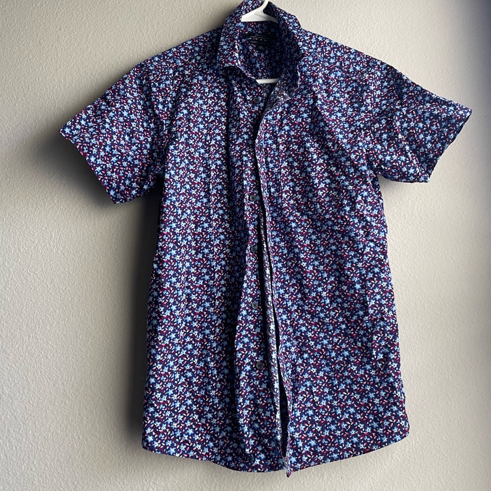 Marc Anthony Floral Button Up Shirt